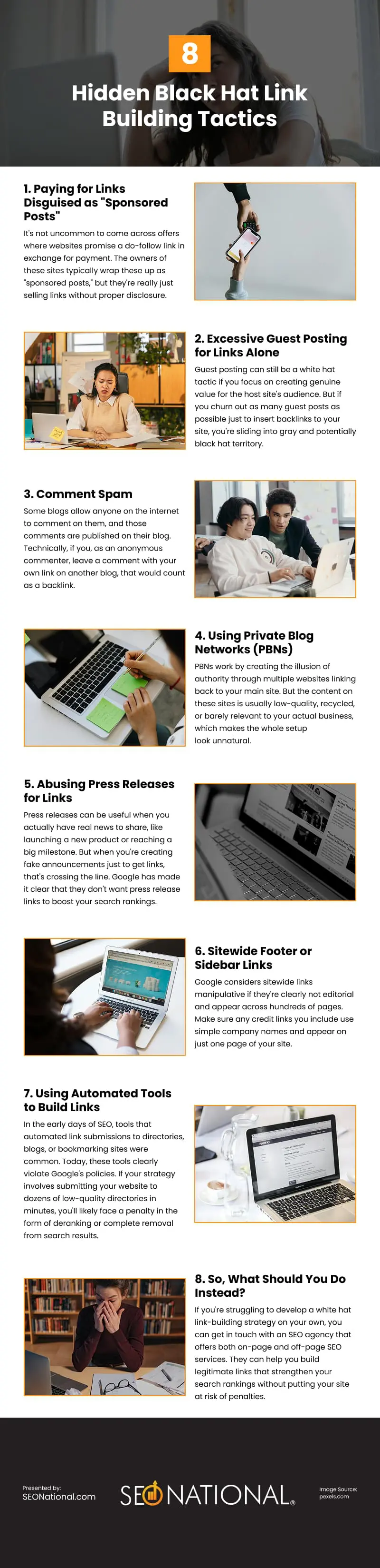 8 Hidden Black Hat Link Building Tactics Infographic 8 Hidden Black Hat Link Building Tactics Infographic