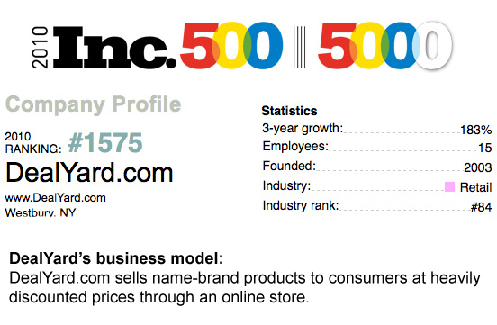 Inc 5000 Client of SEO National