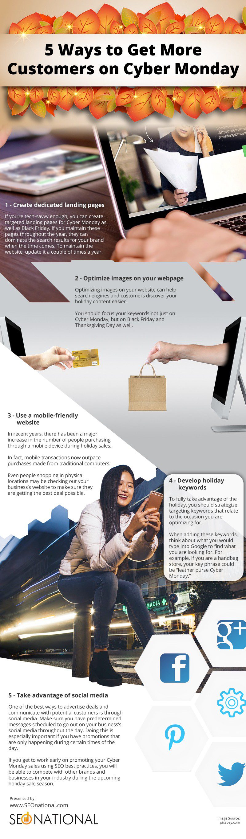 5 Ways to Get More Customers on Cyber Monday [infographic]