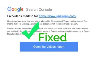Fix Video Markup Errors from Google Search Console : Video Schema